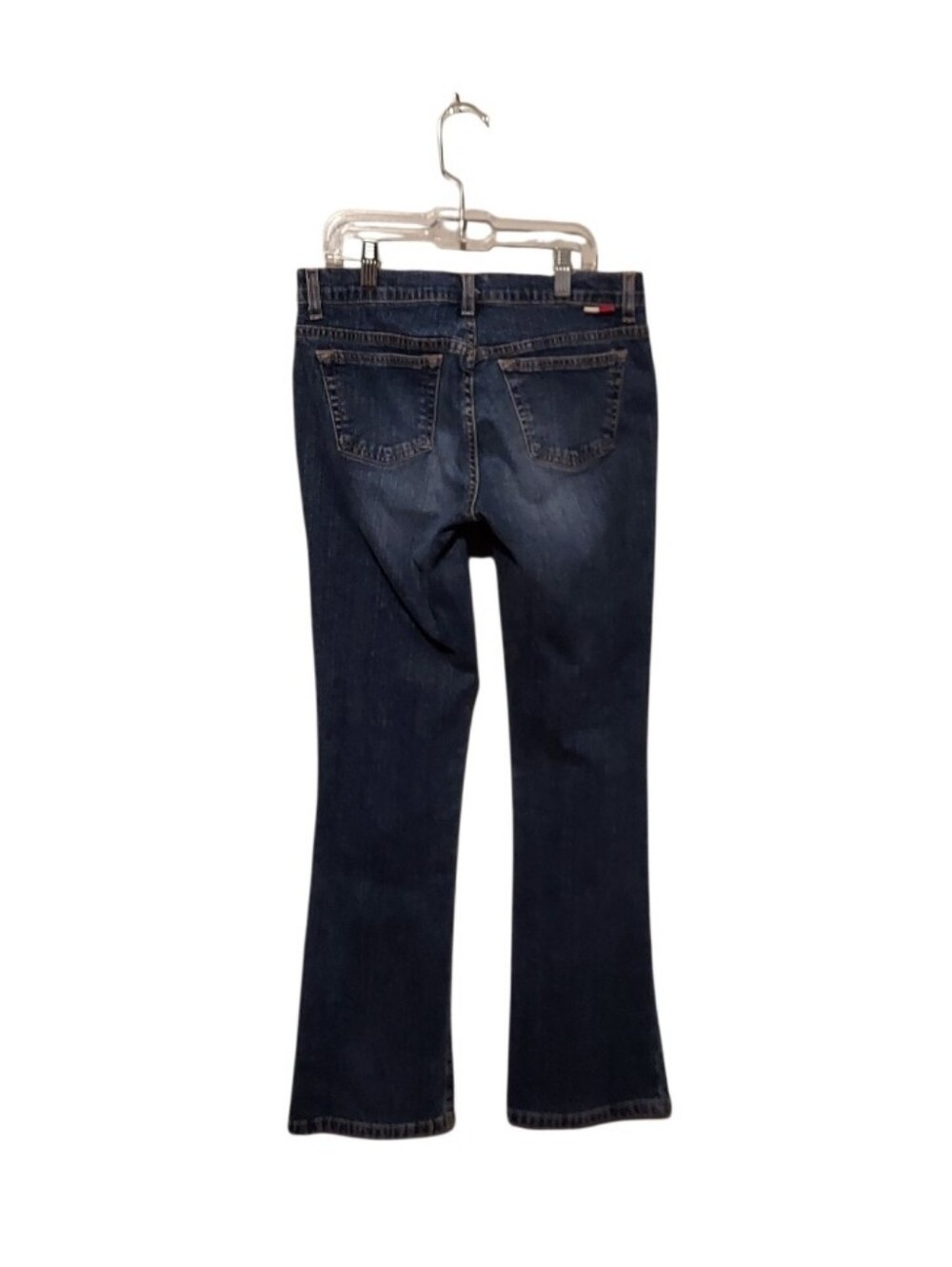 Vintage Y2K 2000's Tommy Hilfiger Super Low Rise Jeans Sz 5 Waist 28in. Bootcut